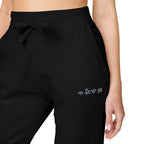 “עם ישראל חי” Black Fleece Sweatpants