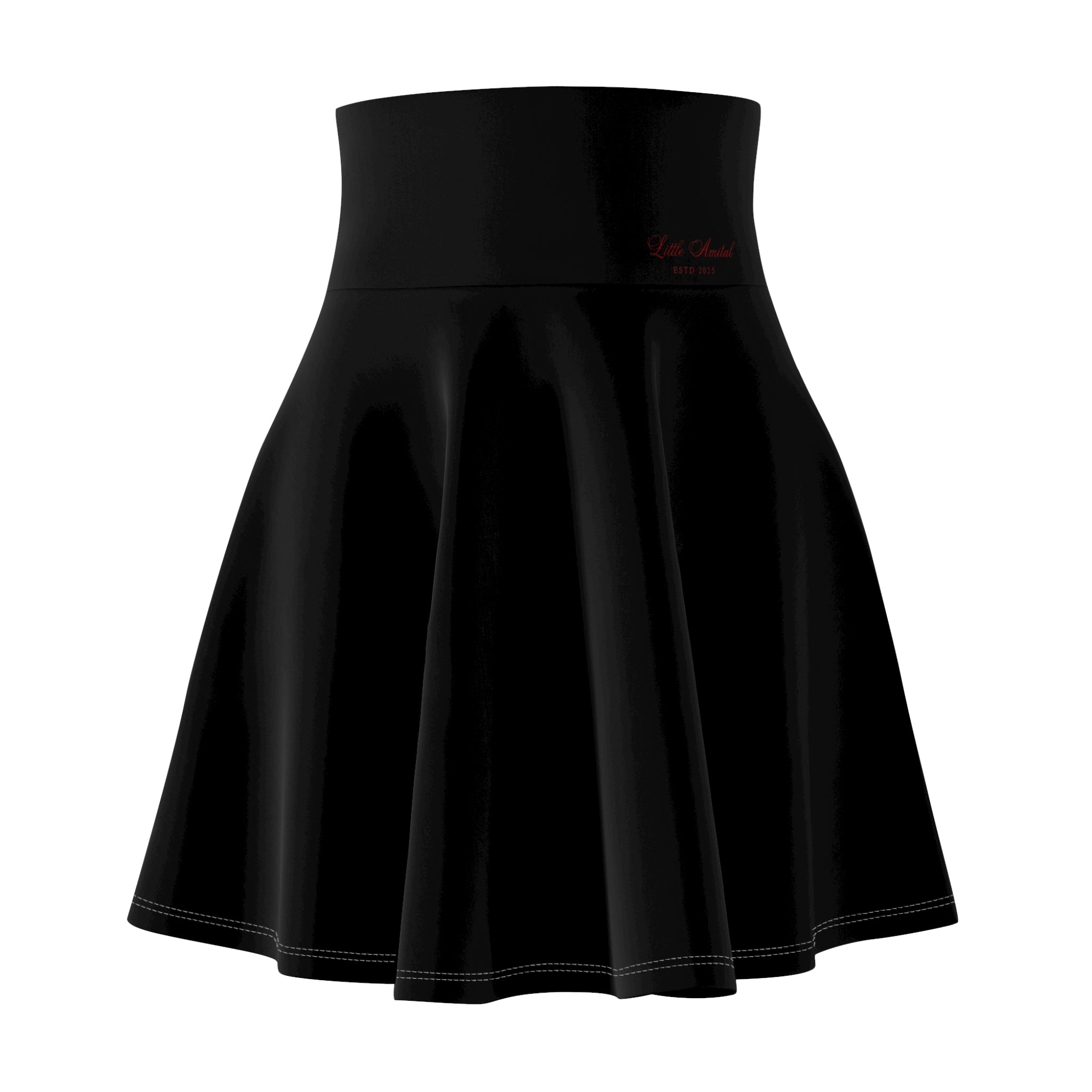 High-Waisted Black Skirt