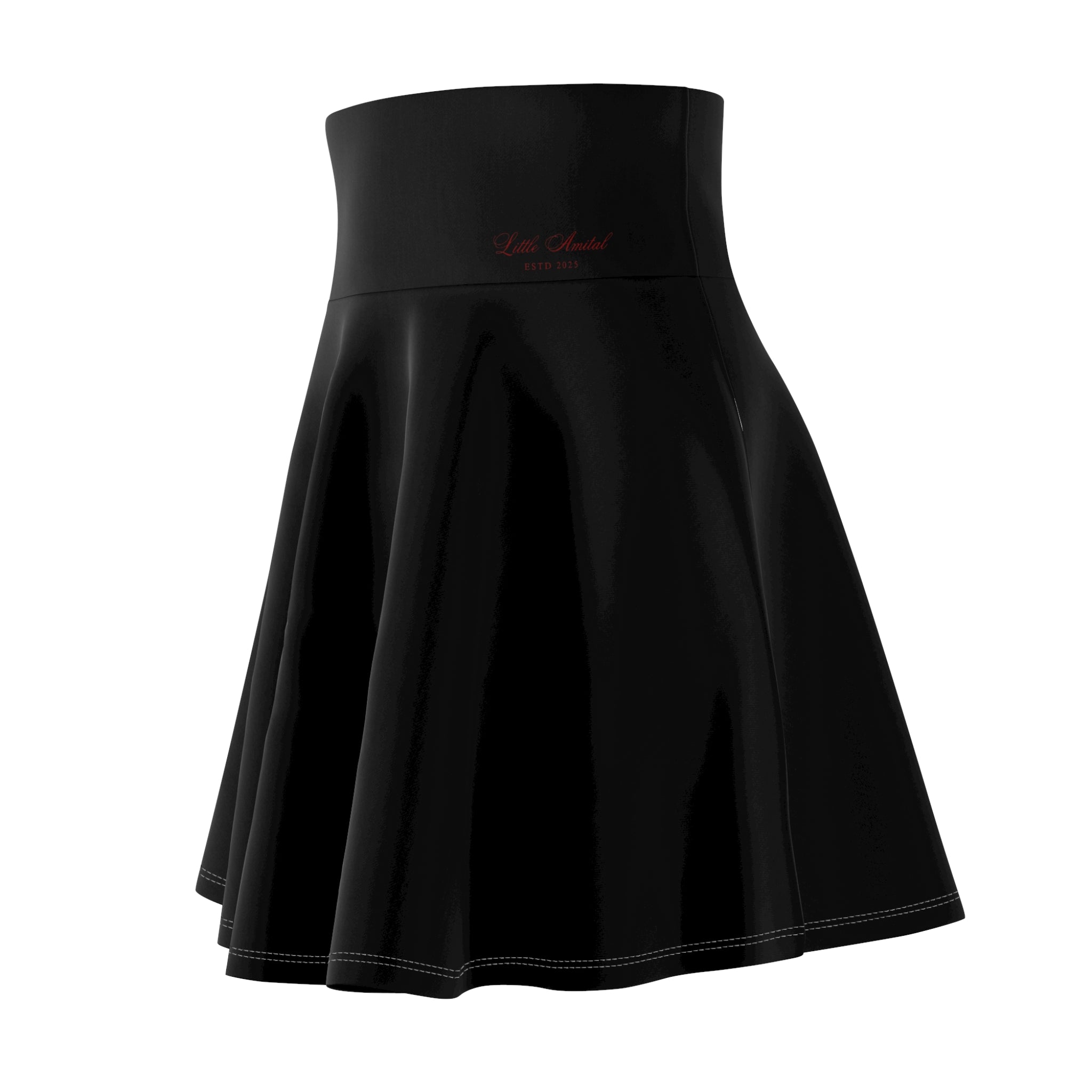 High-Waisted Black Skirt