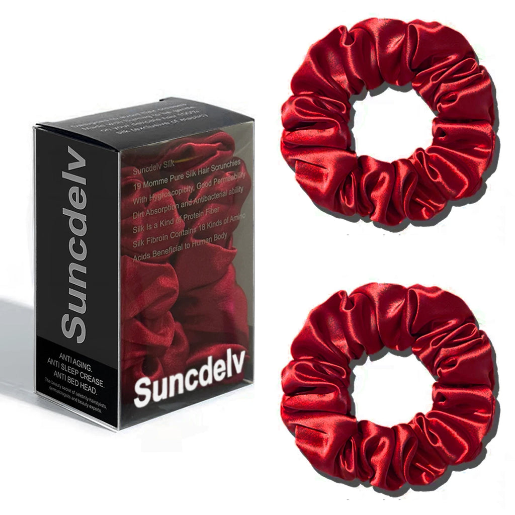 100% Mulberry Silk Hair Scrunchie