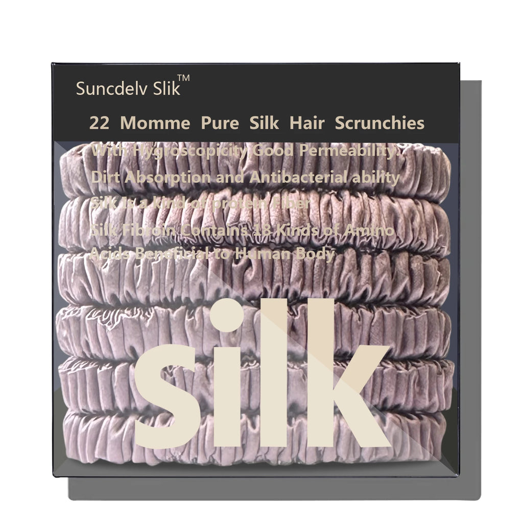 100% Mulberry Silk Hair Scrunchie