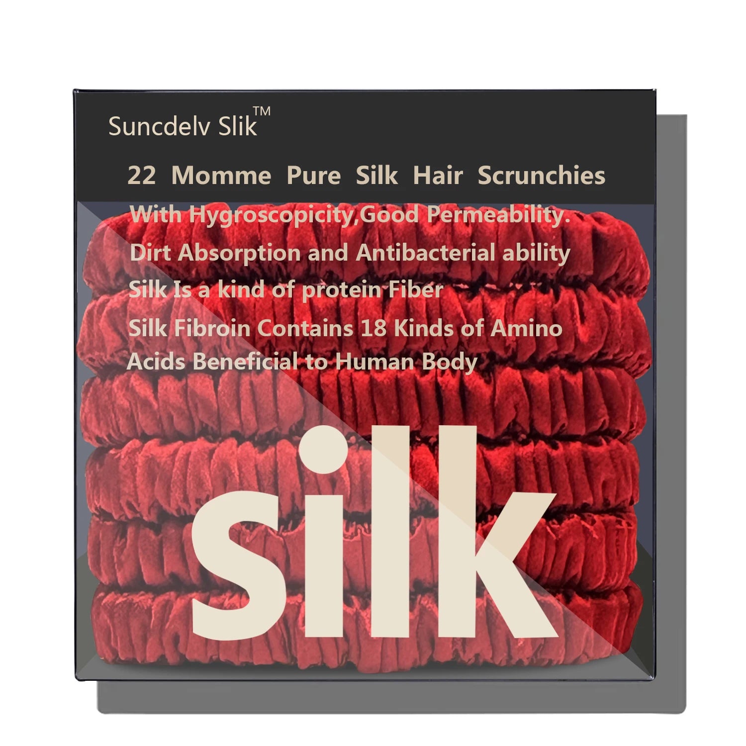 100% Mulberry Silk Hair Scrunchie