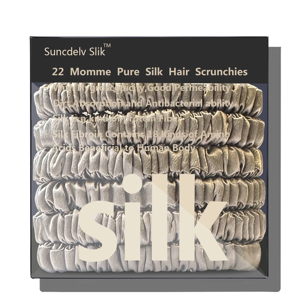 100% Mulberry Silk Hair Scrunchie