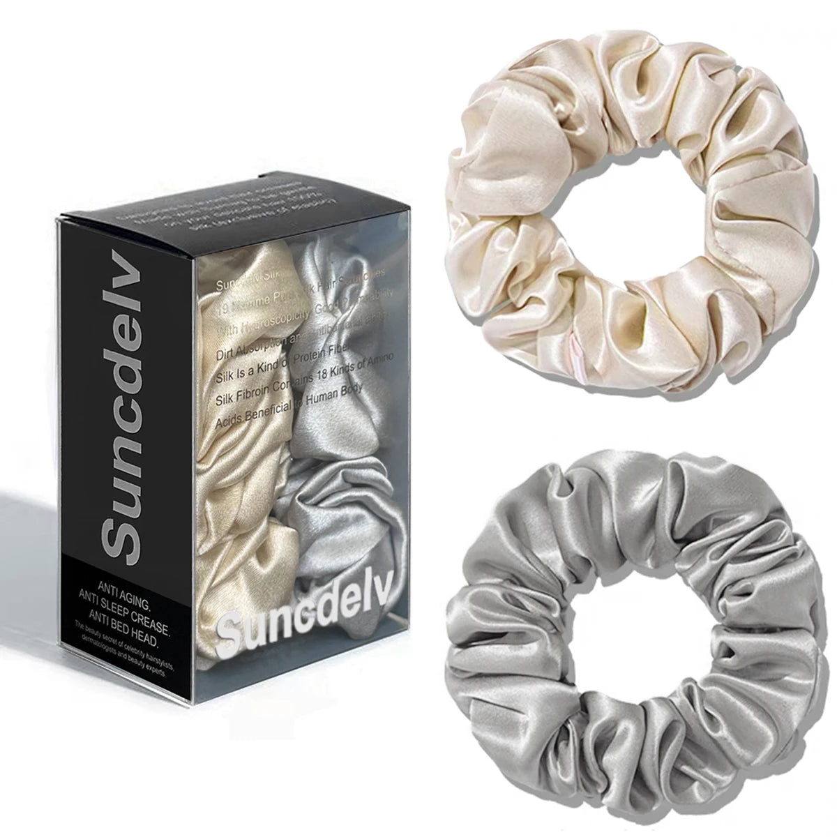 100% Mulberry Silk Hair Scrunchie