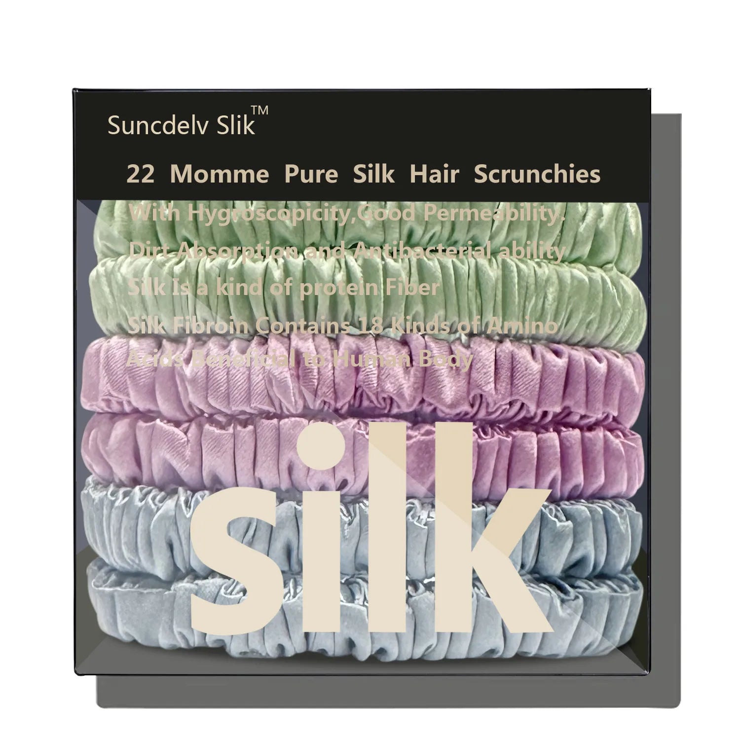 100% Mulberry Silk Hair Scrunchie