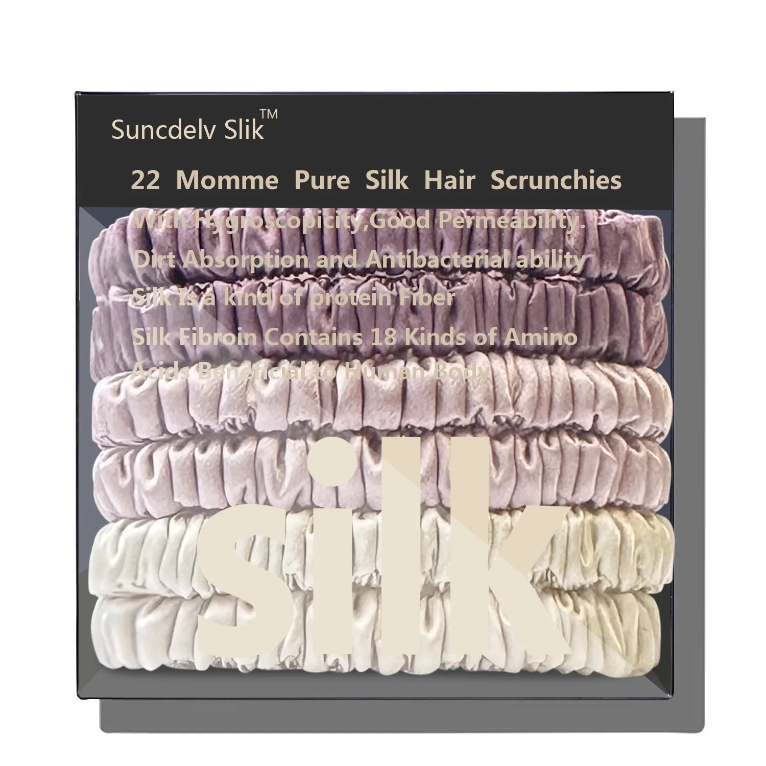 100% Mulberry Silk Hair Scrunchie