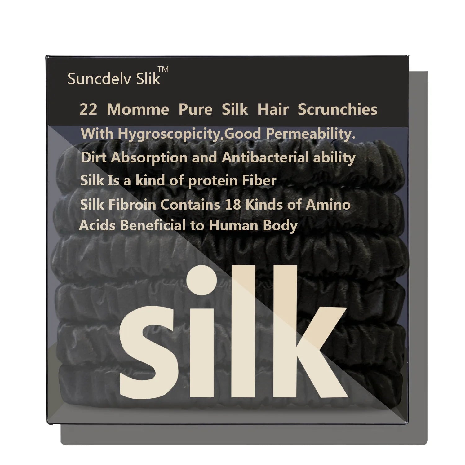 100% Mulberry Silk Hair Scrunchie