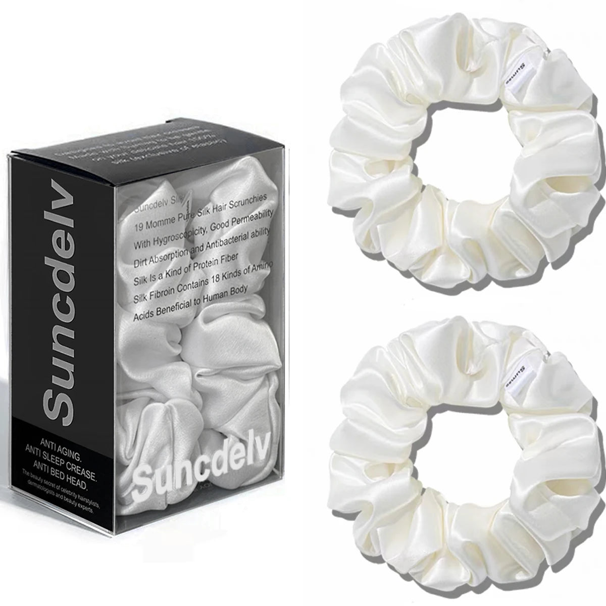 100% Mulberry Silk Hair Scrunchie