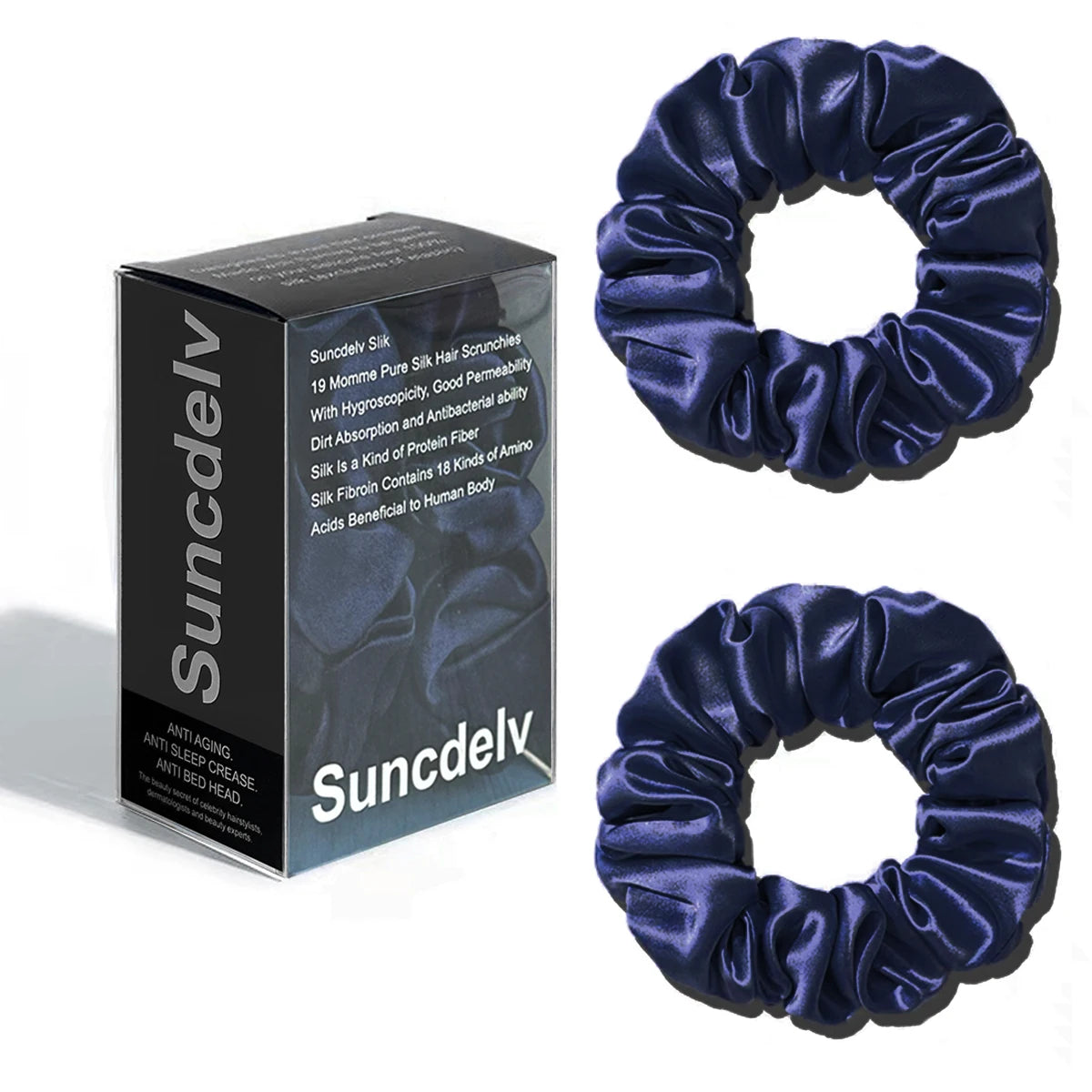 100% Mulberry Silk Hair Scrunchie