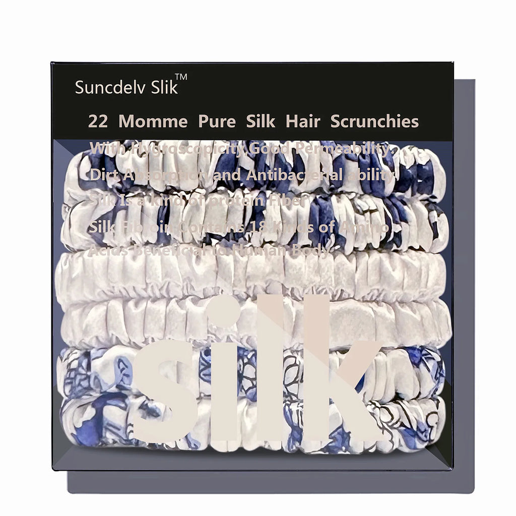 100% Mulberry Silk Hair Scrunchie
