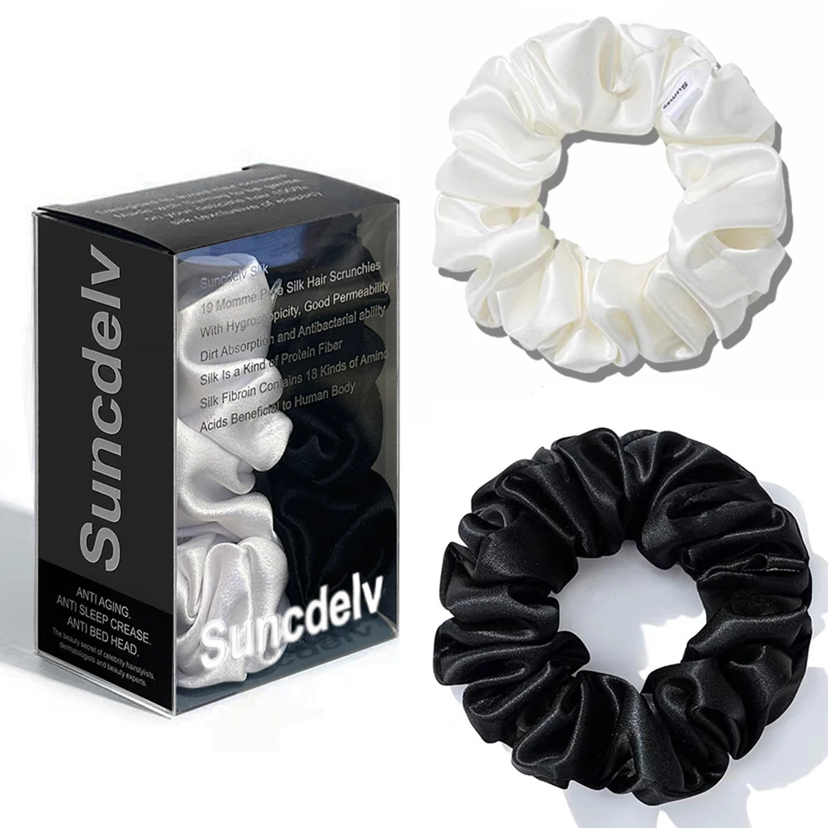 100% Mulberry Silk Hair Scrunchie