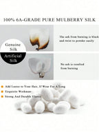 100% Mulberry Silk Hair Scrunchie
