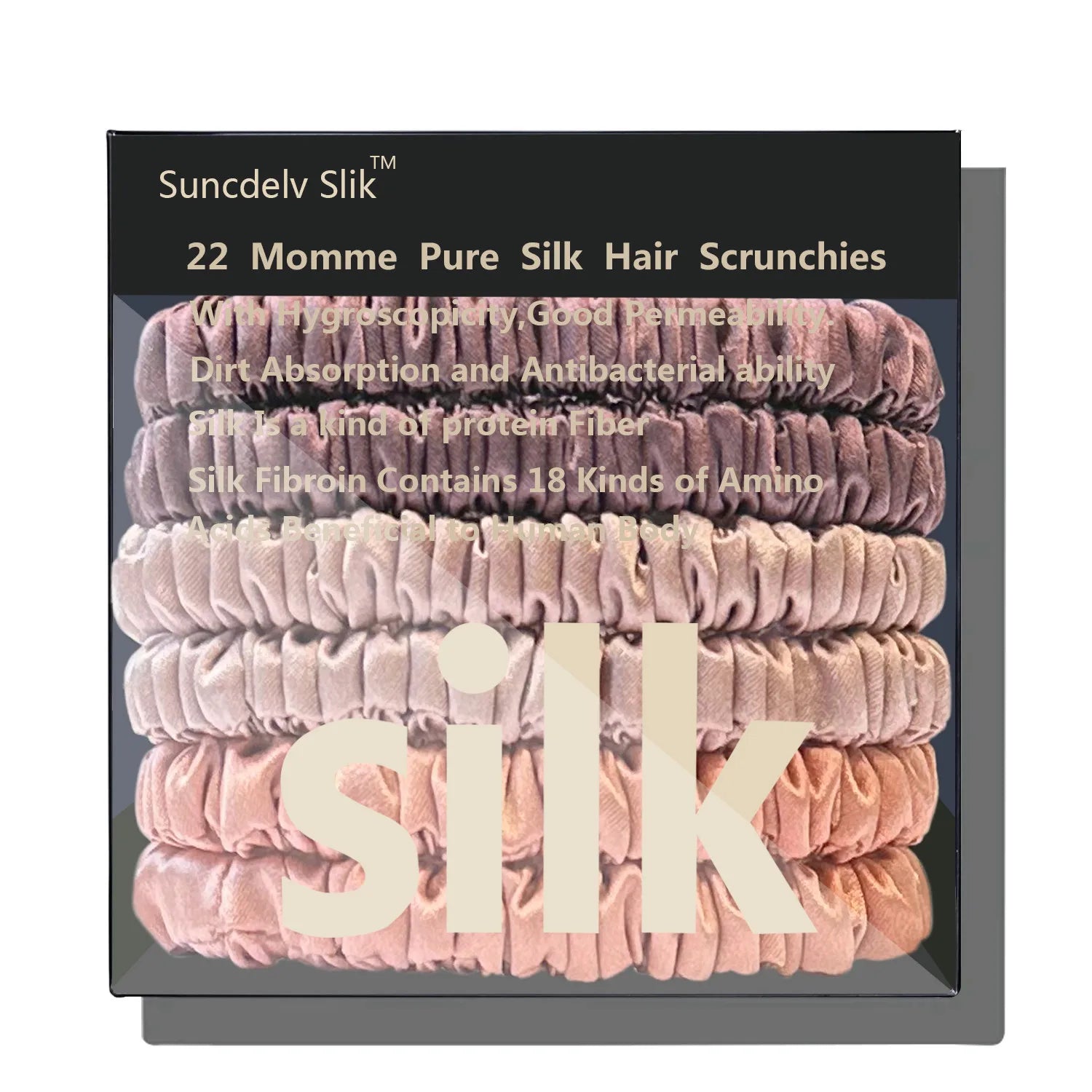 100% Mulberry Silk Hair Scrunchie