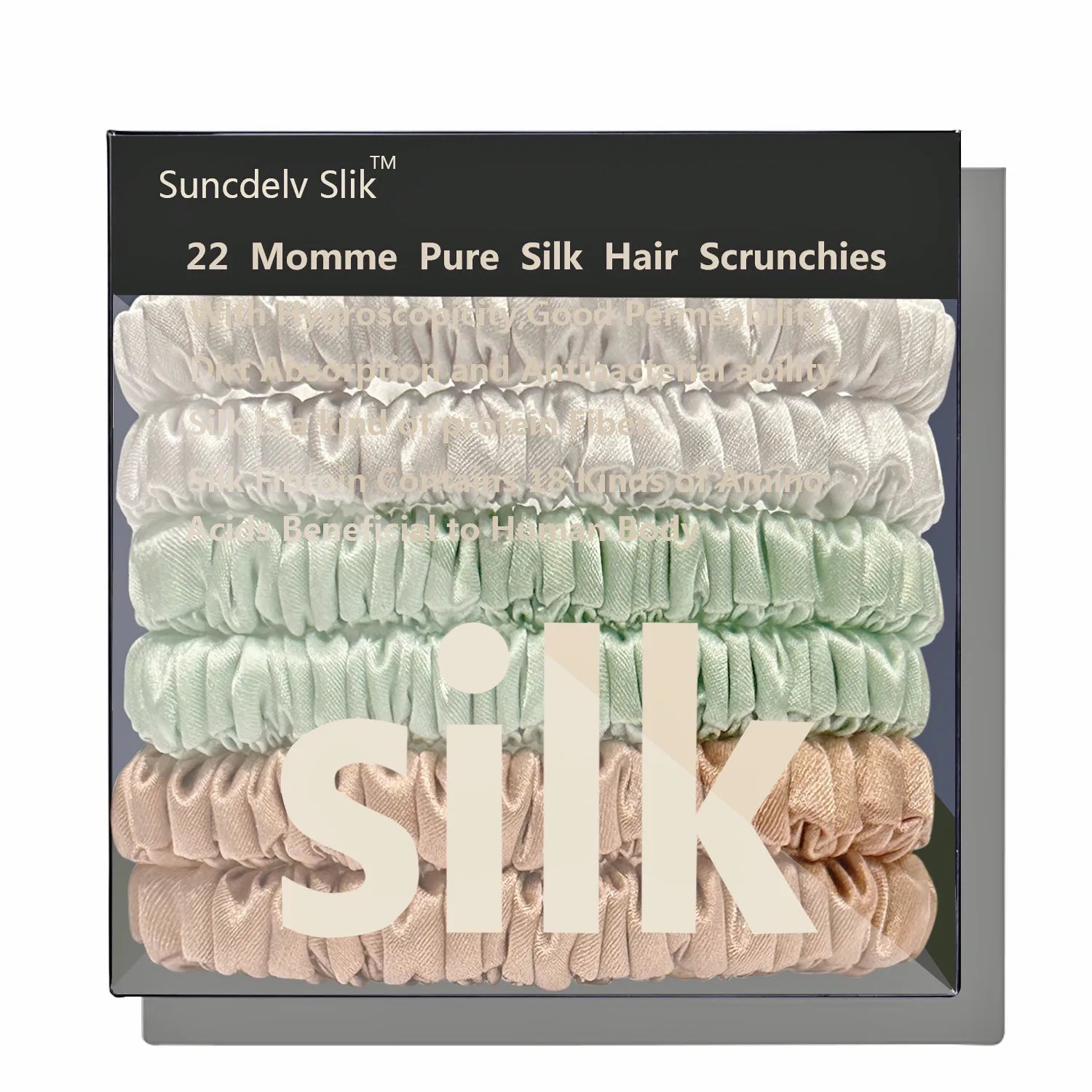 100% Mulberry Silk Hair Scrunchie