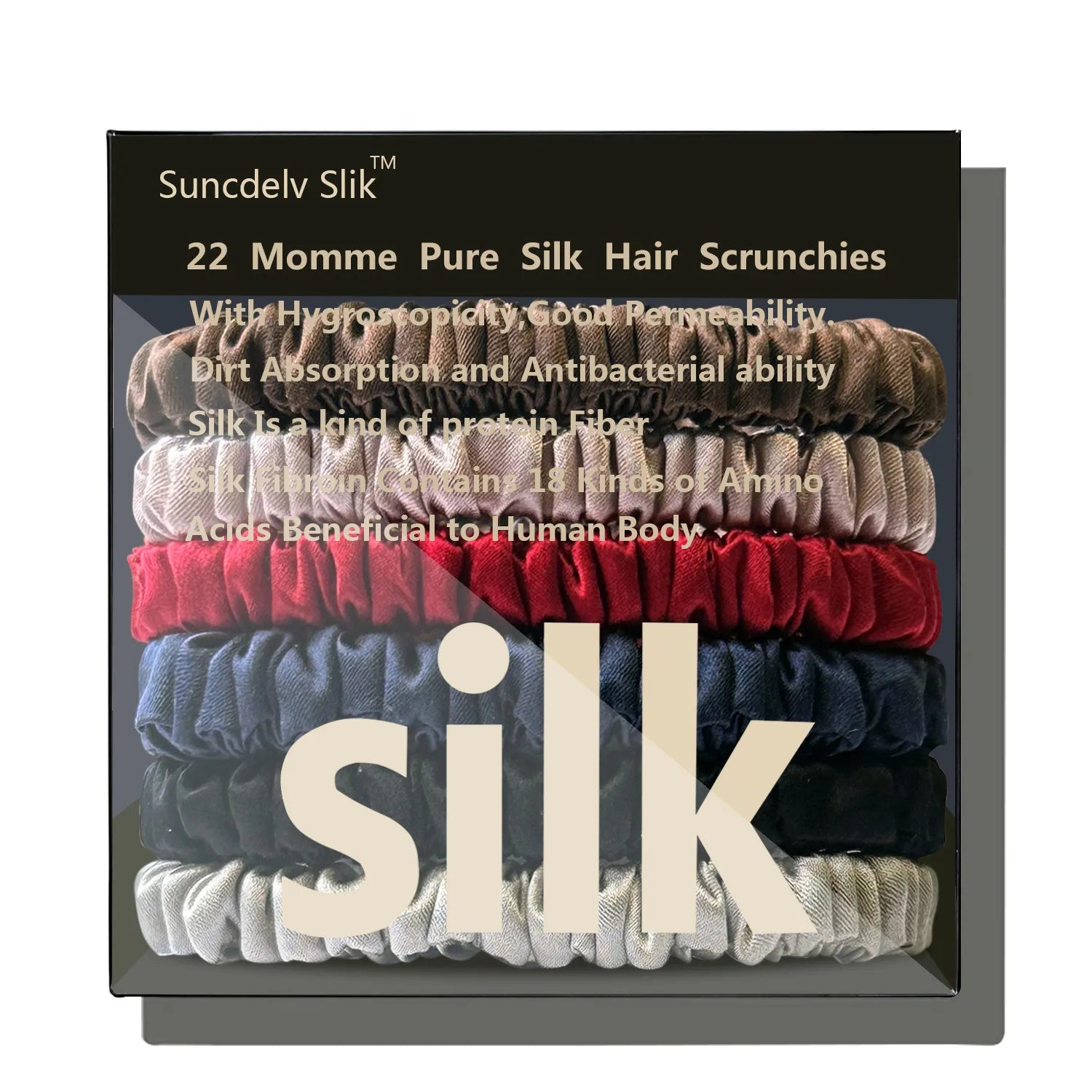 100% Mulberry Silk Hair Scrunchie