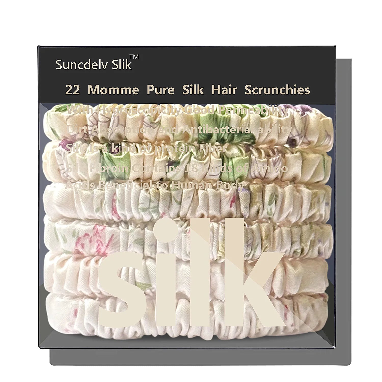 100% Mulberry Silk Hair Scrunchie