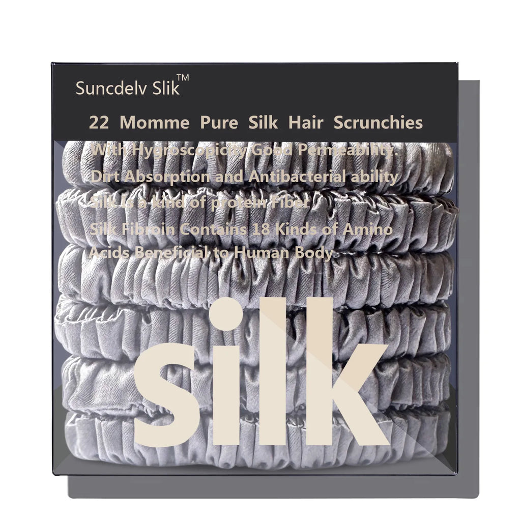100% Mulberry Silk Hair Scrunchie