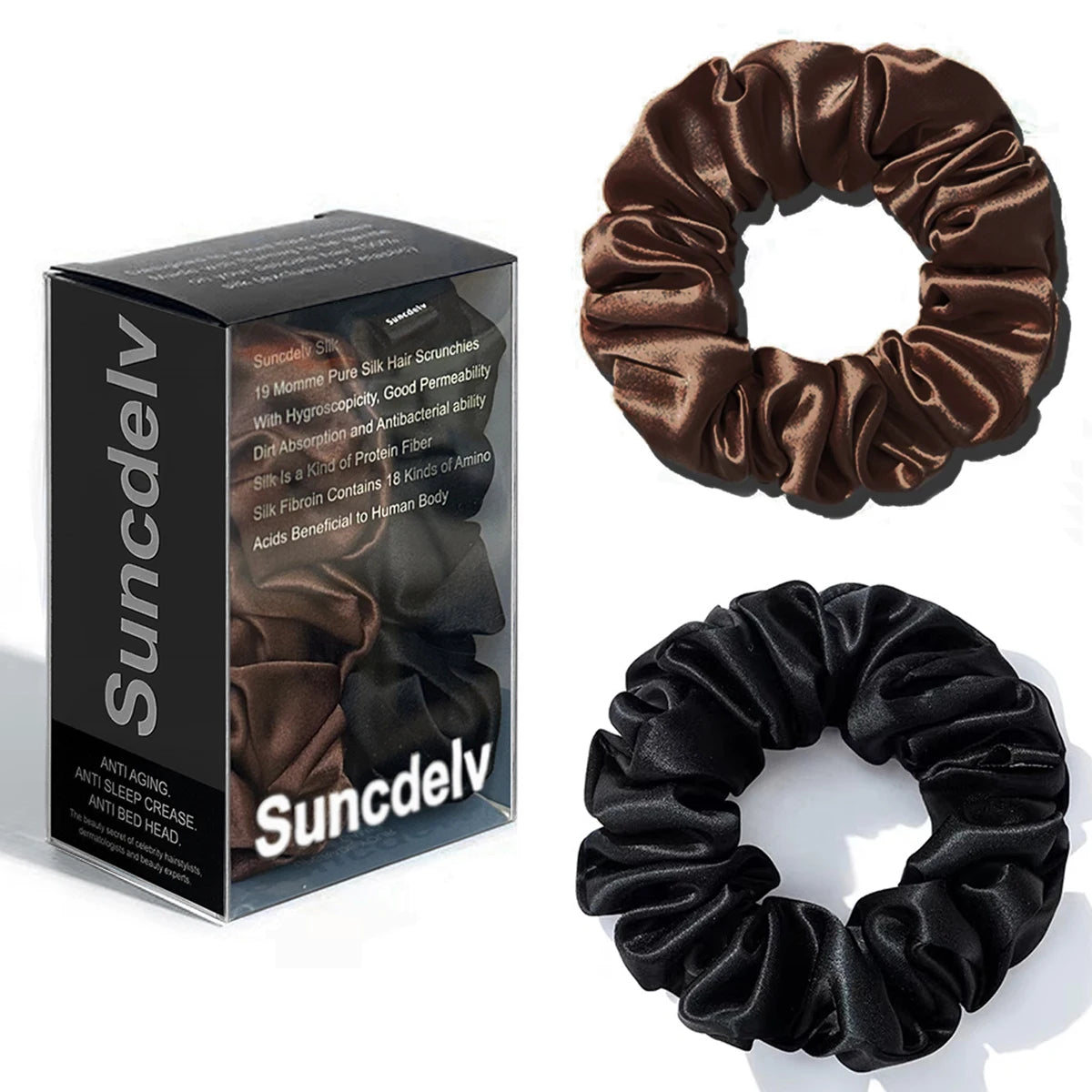 100% Mulberry Silk Hair Scrunchie