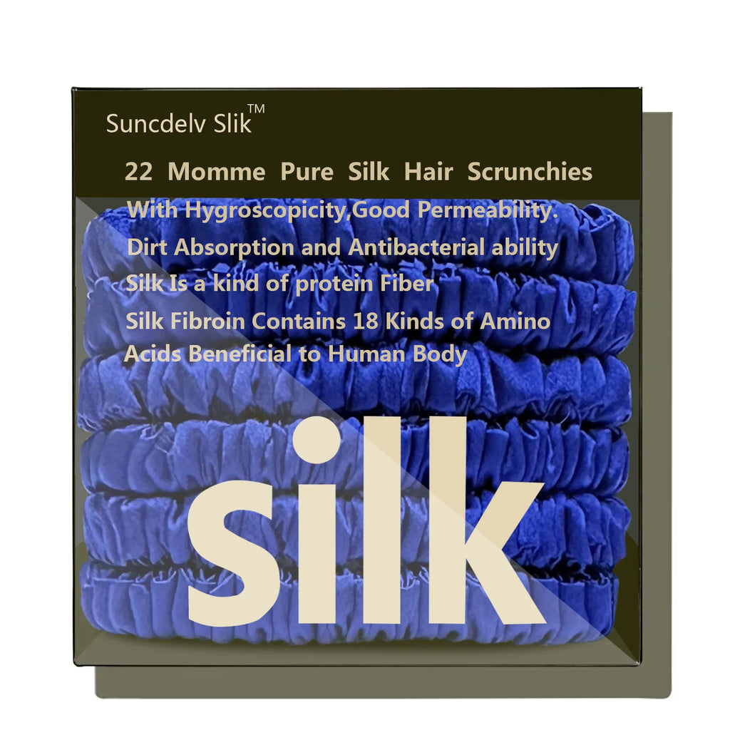 100% Mulberry Silk Hair Scrunchie