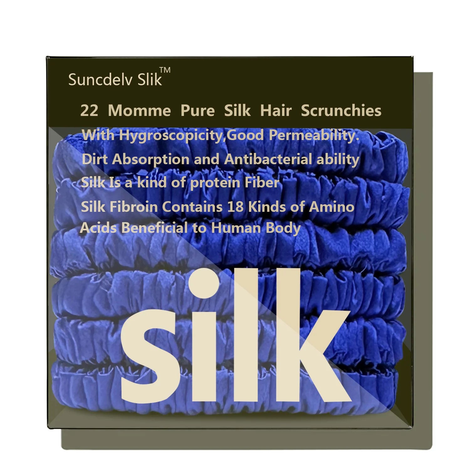 100% Mulberry Silk Hair Scrunchie