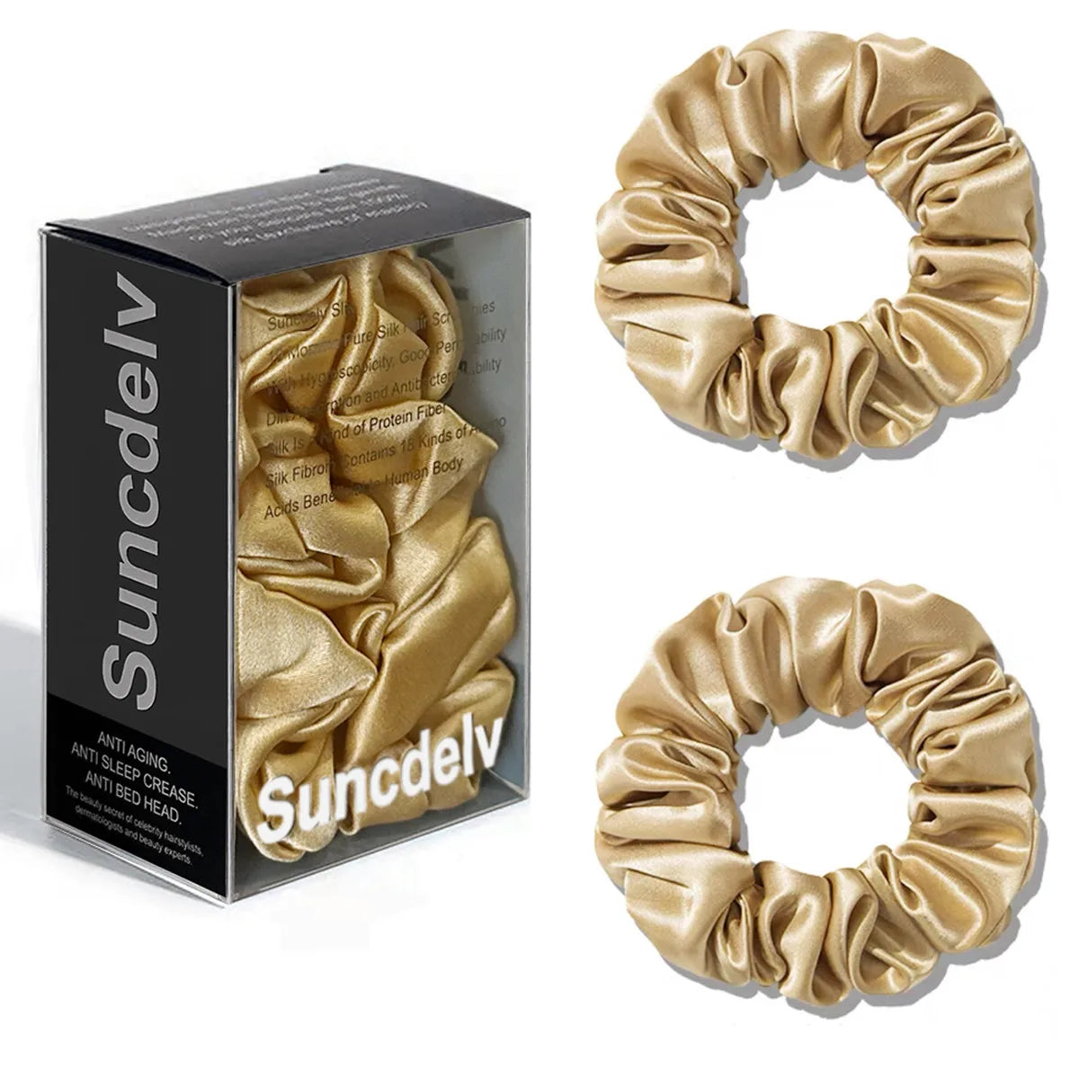 100% Mulberry Silk Hair Scrunchie