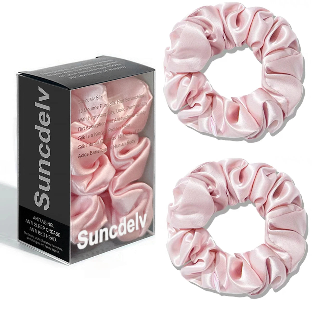 100% Mulberry Silk Hair Scrunchie
