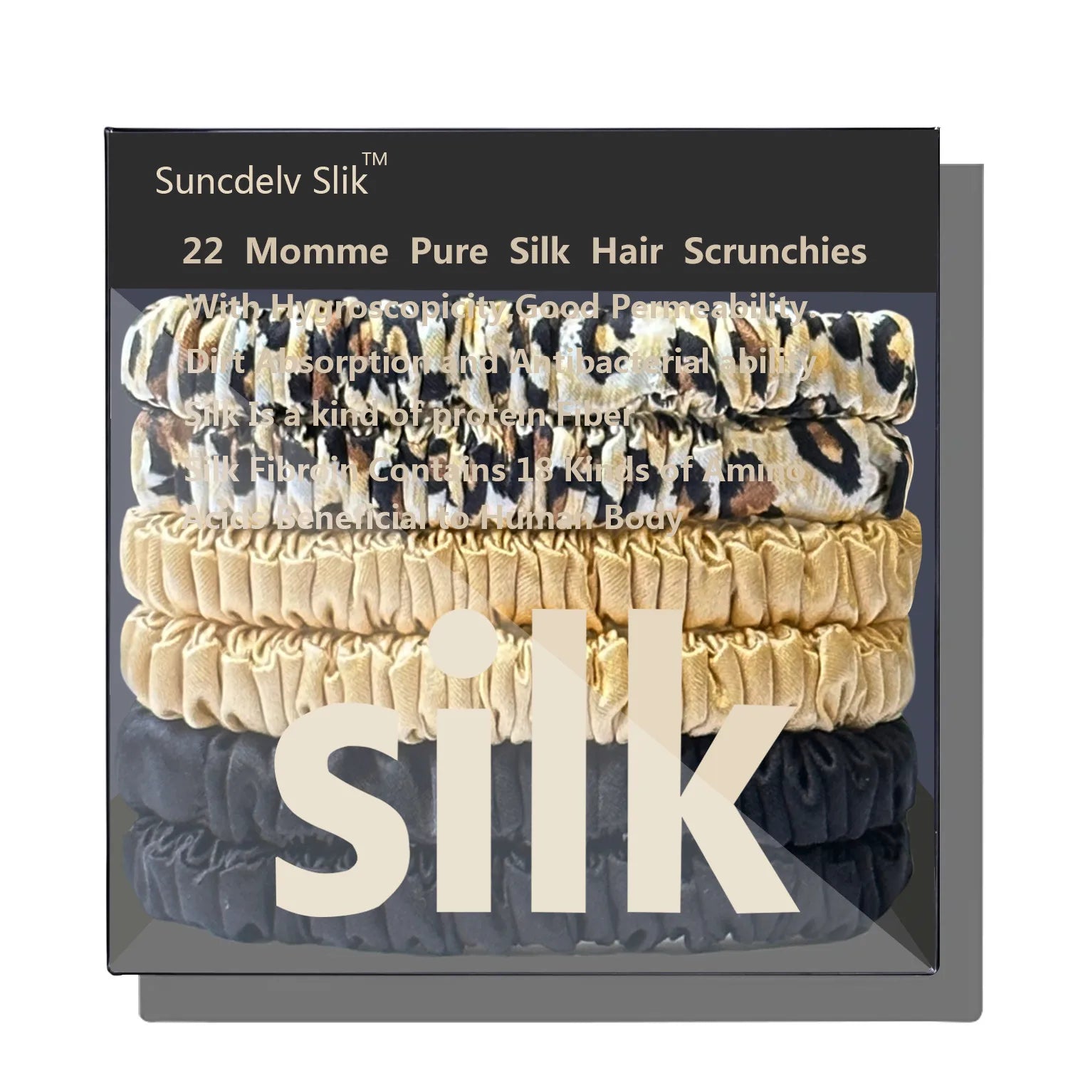 100% Mulberry Silk Hair Scrunchie