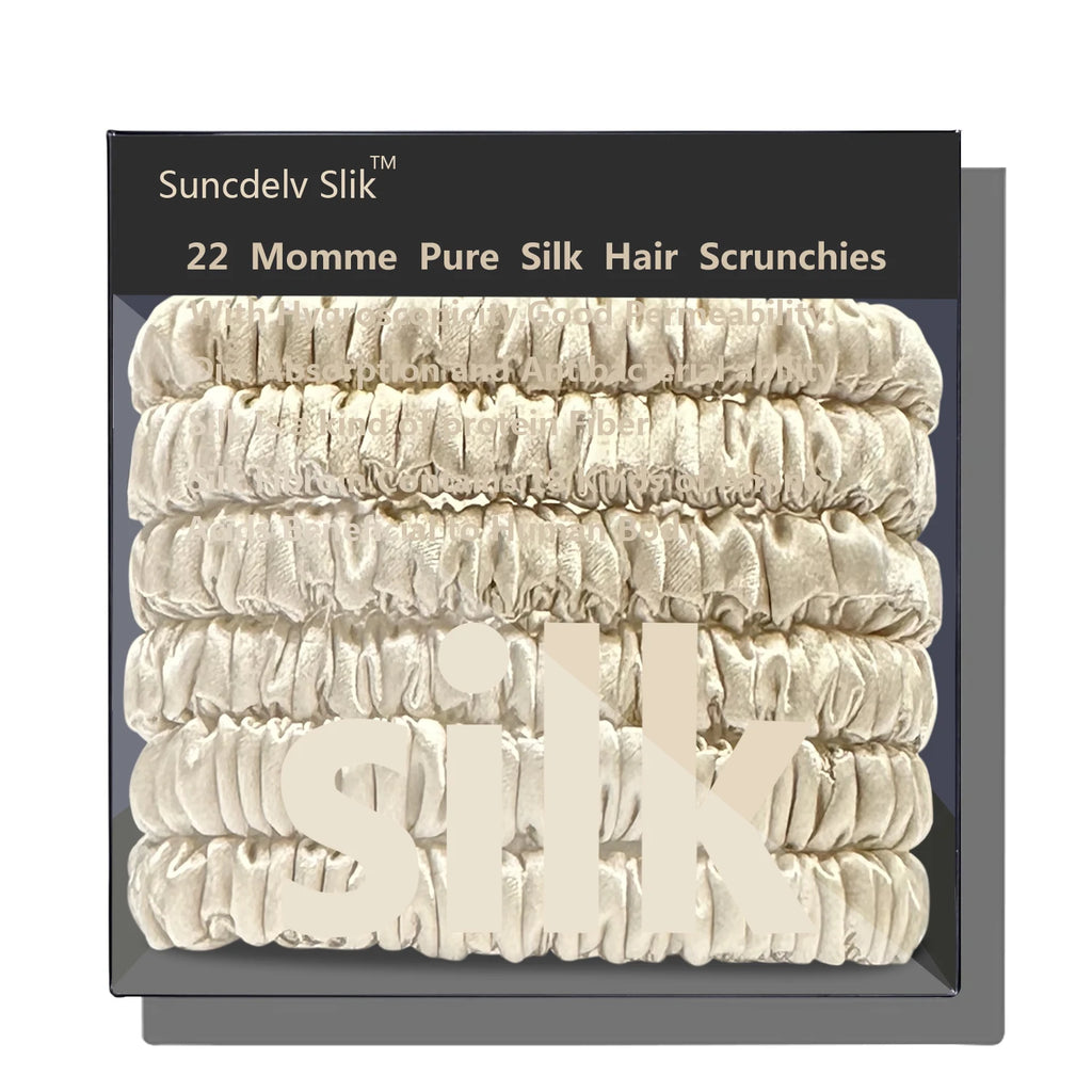 100% Mulberry Silk Hair Scrunchie