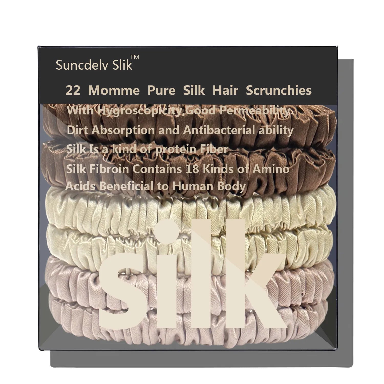 100% Mulberry Silk Hair Scrunchie