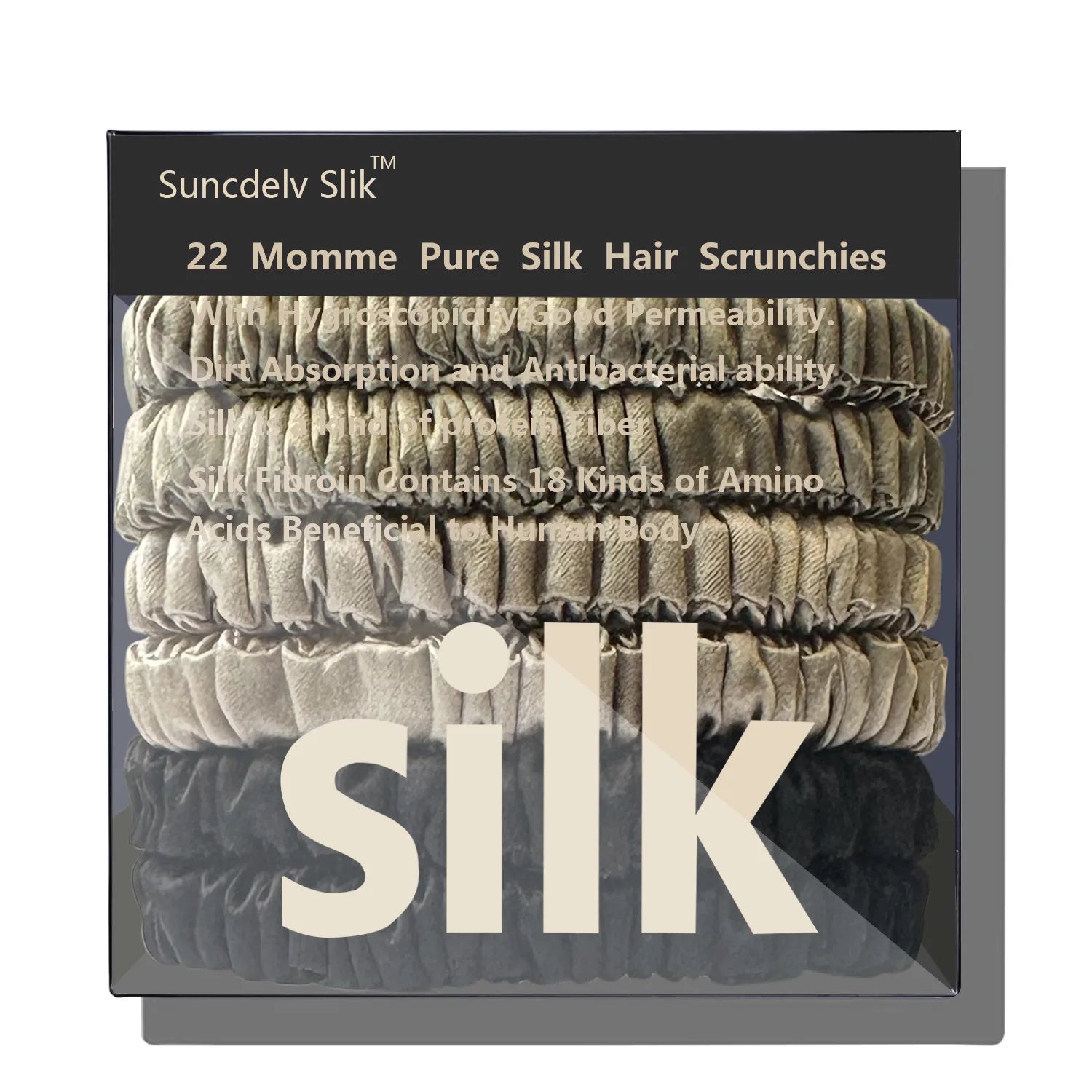 100% Mulberry Silk Hair Scrunchie