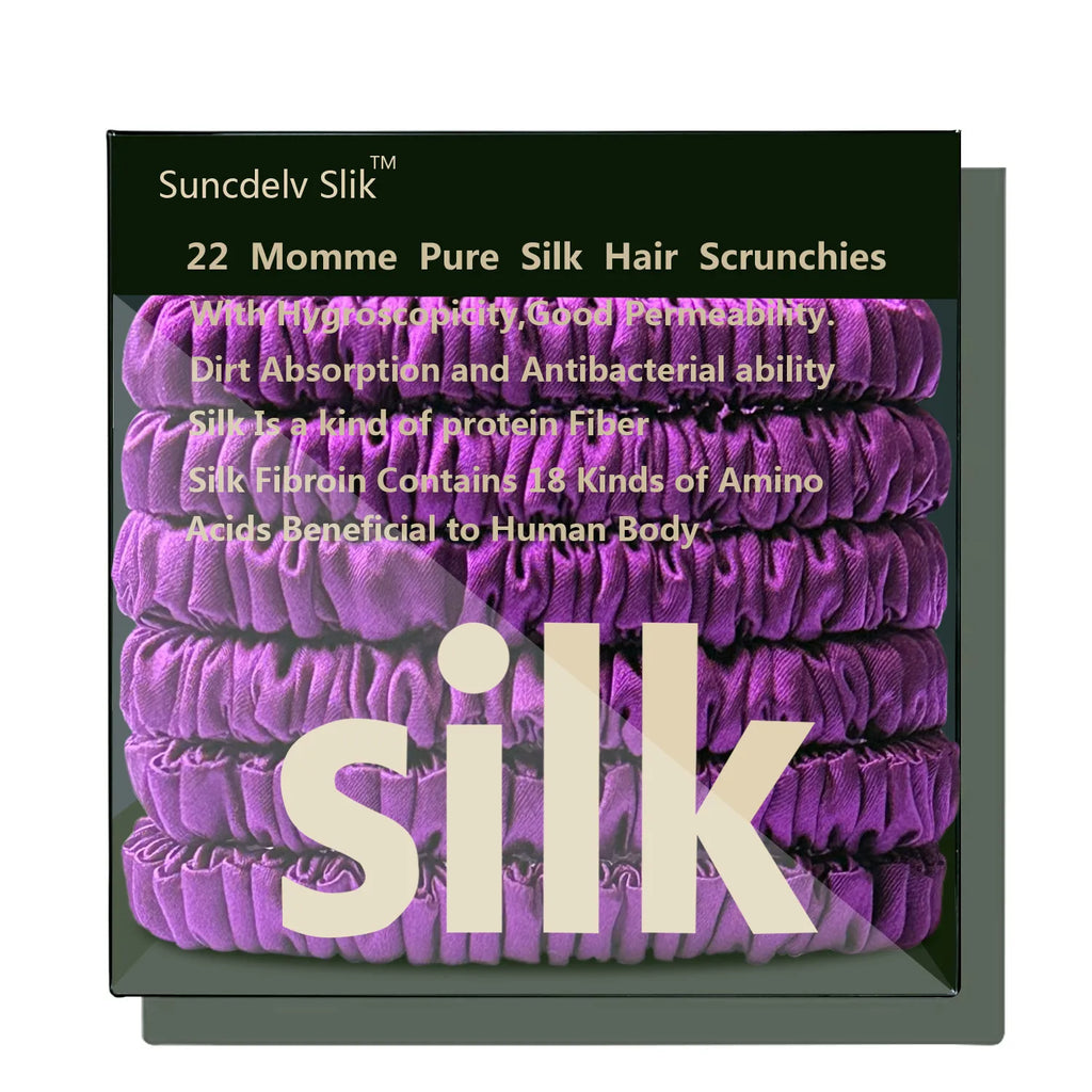 100% Mulberry Silk Hair Scrunchie