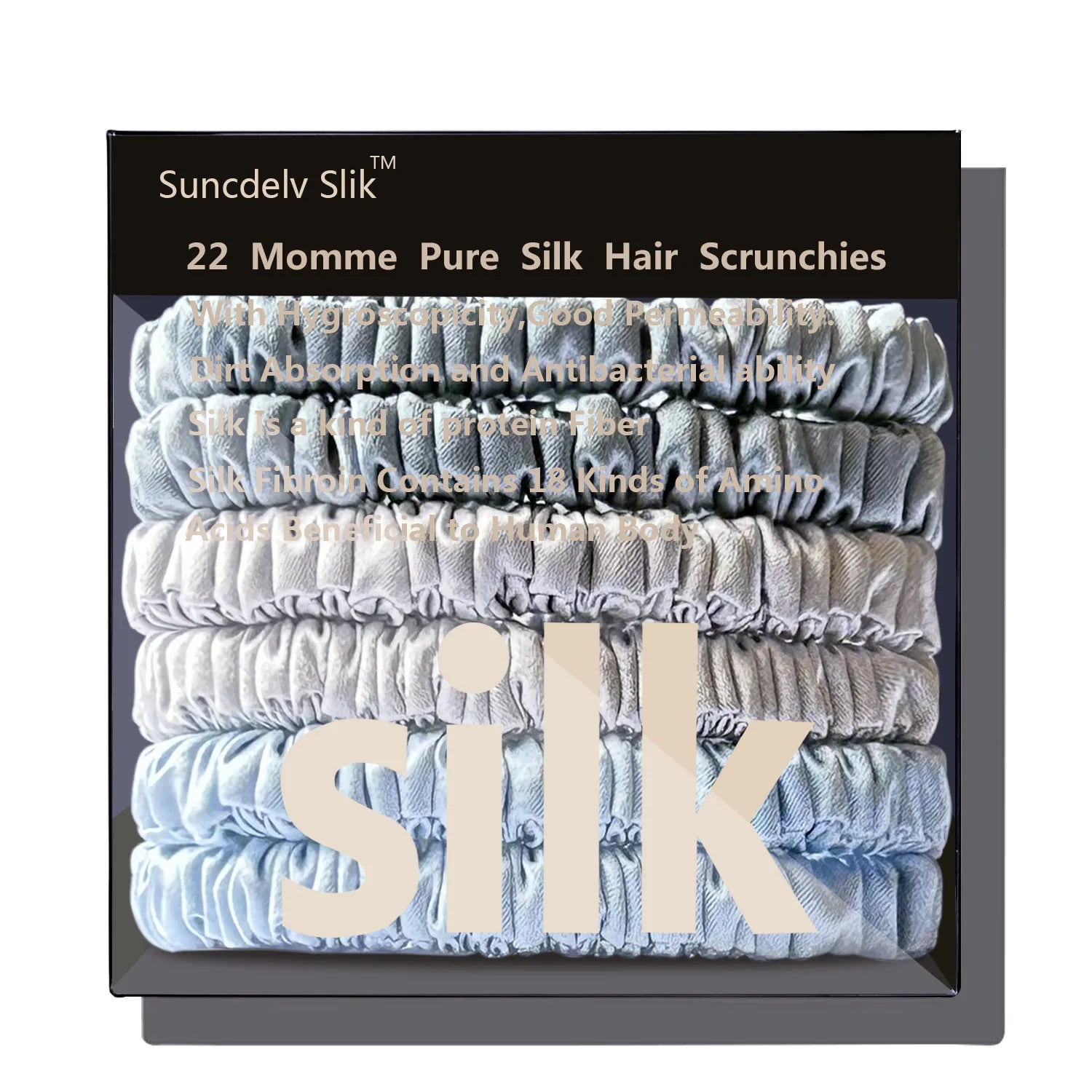 100% Mulberry Silk Hair Scrunchie