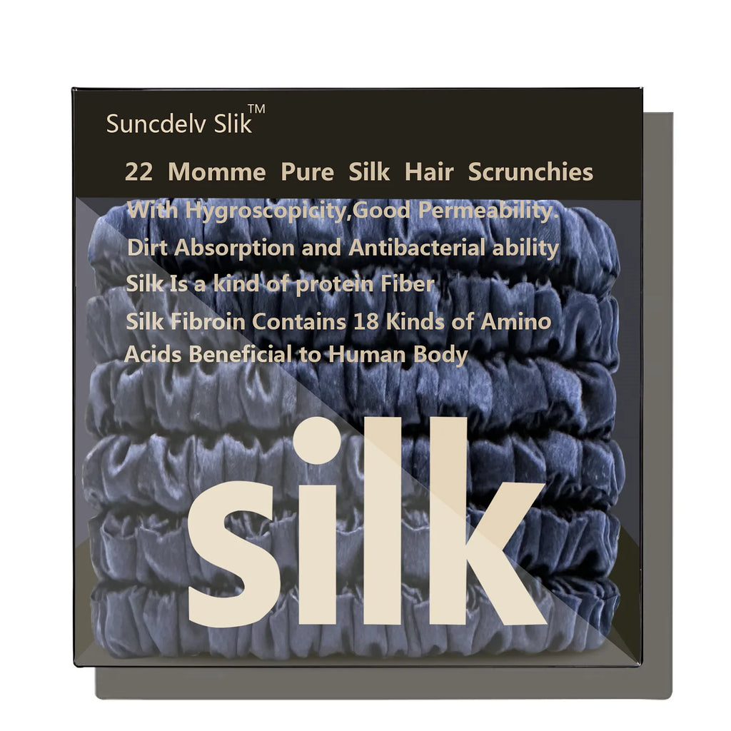 100% Mulberry Silk Hair Scrunchie