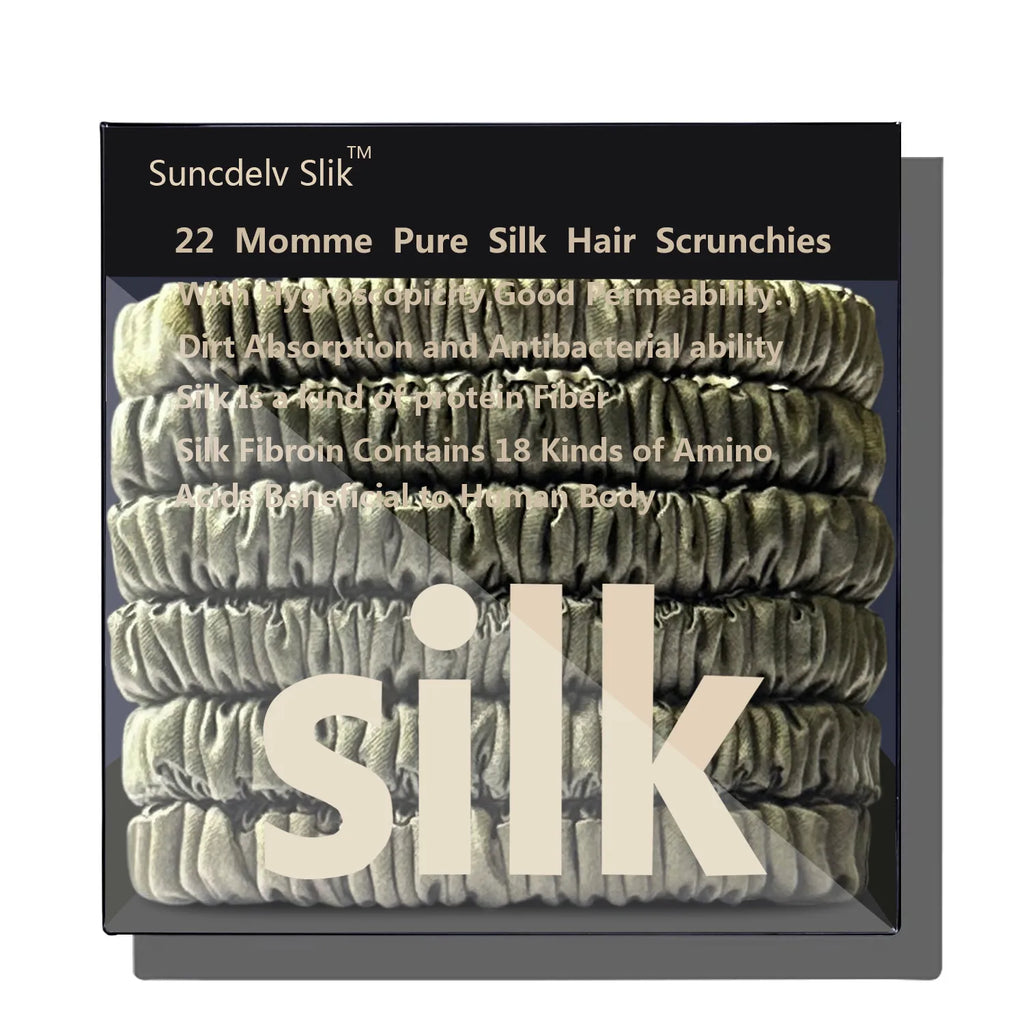 100% Mulberry Silk Hair Scrunchie