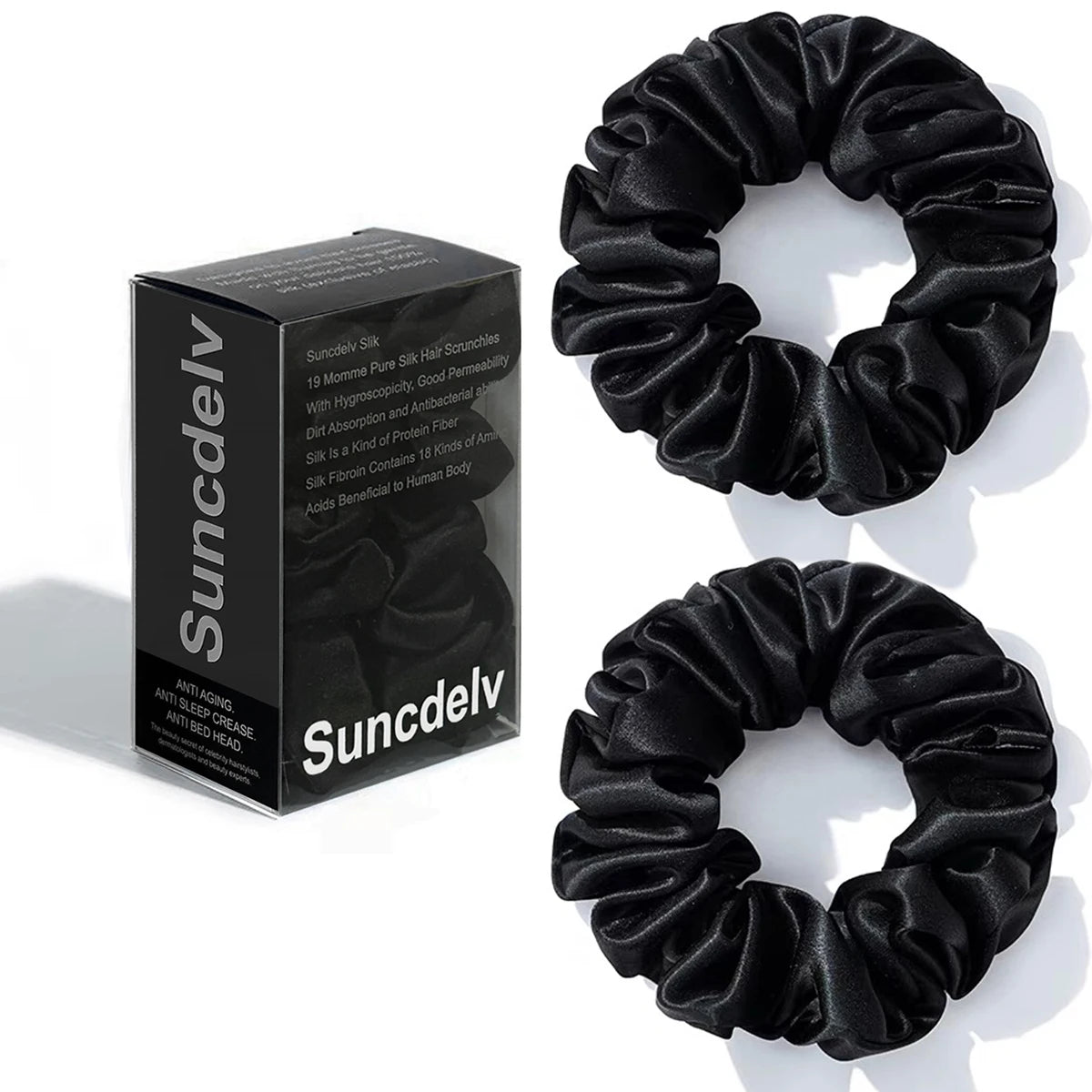 100% Mulberry Silk Hair Scrunchie