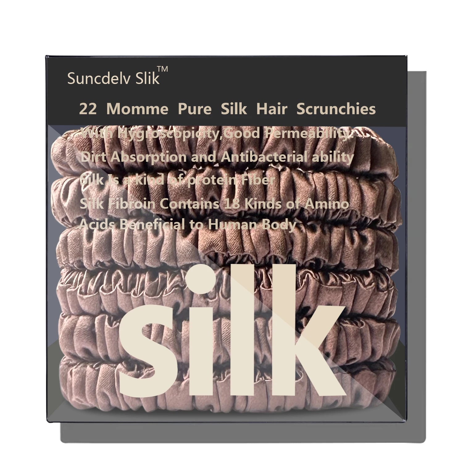 100% Mulberry Silk Hair Scrunchie