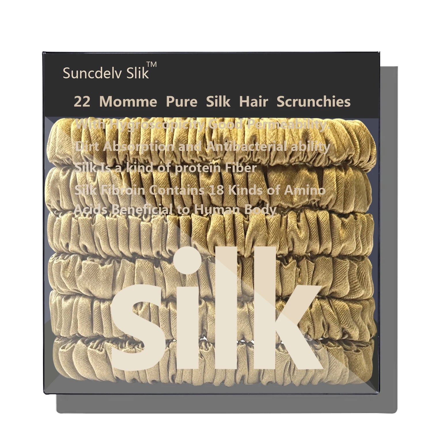 100% Mulberry Silk Hair Scrunchie