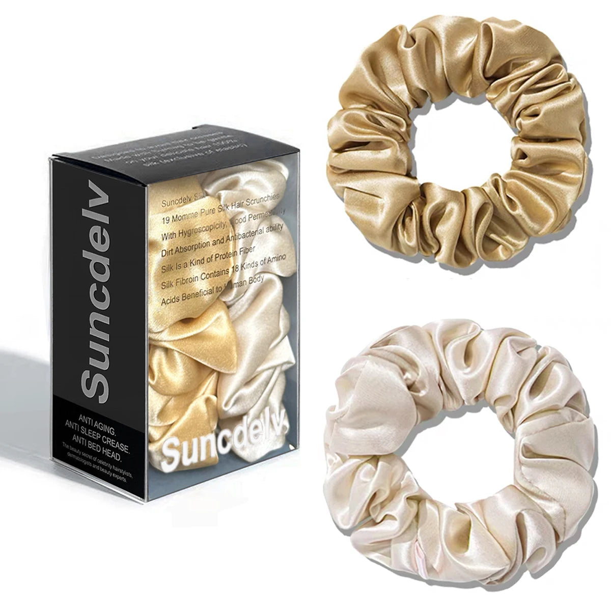 100% Mulberry Silk Hair Scrunchie