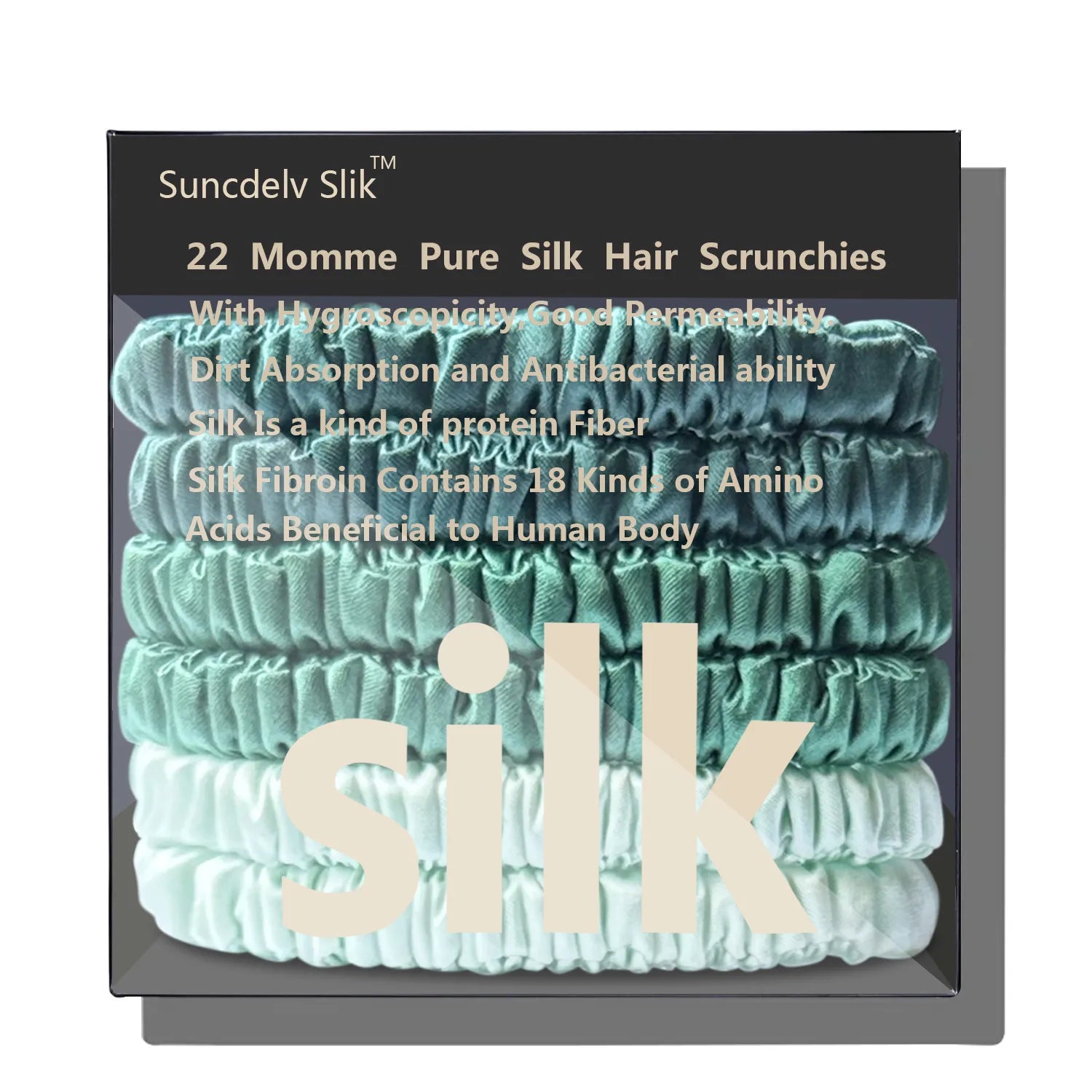 100% Mulberry Silk Hair Scrunchie