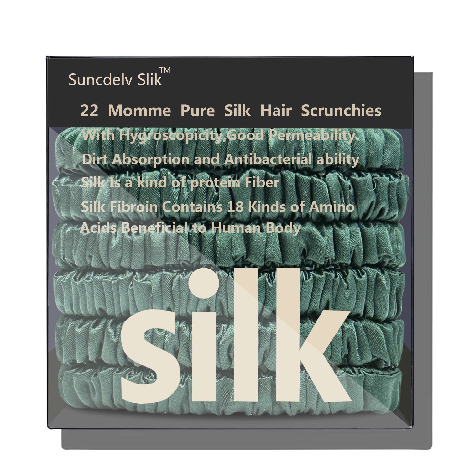 100% Mulberry Silk Hair Scrunchie